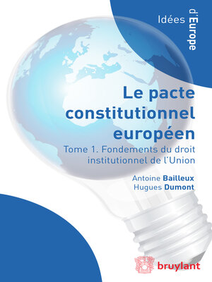 cover image of Droit institutionnel de l'Union européenne